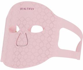 LED terapinė kaukė Beautifly Aura Glam Pro LED, rožinė sp., 65.9 cm x 23.2 cm