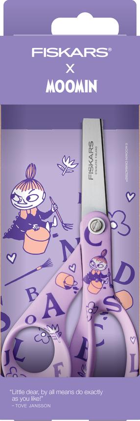 Žirklės Fiskars Moomin, paprastosios, violetinė sp.
