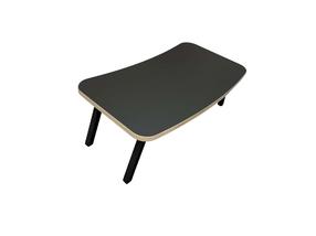 Klēpjdatora galds Kalune Design Milton, 60 cm x 34 cm, 24 cm, antracīta krās.
