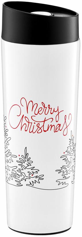 Termopuodelis Ambition Line Art Christmas Tree, 0.340 l, balta sp./juoda sp.