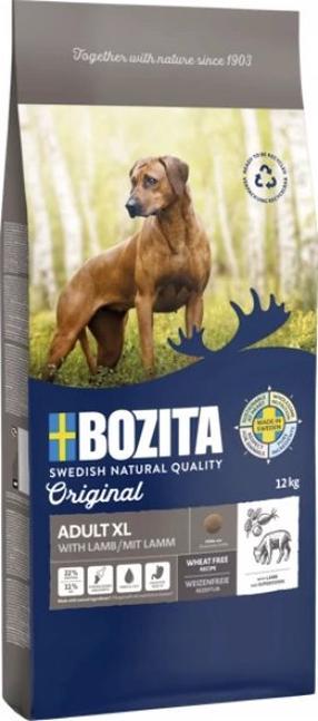 Sausas šunų maistas Bozita Original Adult XL Lamb, ėriena, 12 kg