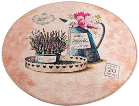 Vonios grindų kilimėlis Foutastic Monder 359CHL1443, įvairių spalvų, 100 cm x 100 cm, Ø 100 cm