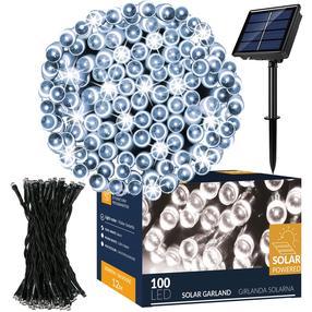 Lempučių girlianda Springos CL4148, 12 m, šaltai balta sp., 100 LED