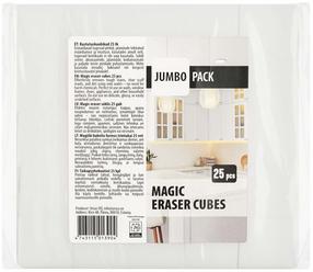 Tīrīšanas sūklis Ursus Magic Eraser Cubes, balta krās., 25 gab.