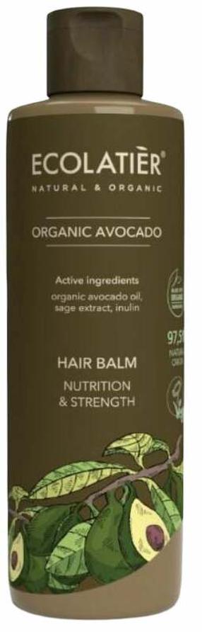 Juuksepalsam Ecolatier Organic Avocado Nutrition And Strength, 250 ml