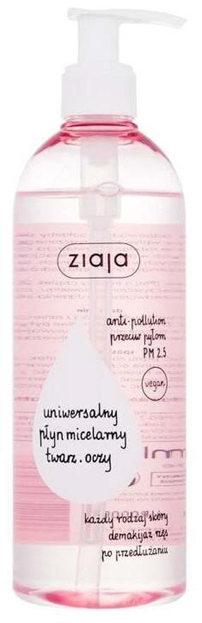 Мицеллярная вода Ziaja Anti-Pollution De-makeup Universal, 390 мл