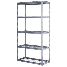Sandėliavimo lentyna Haushalt HS5/WIRE, 90 cm x 40 cm x 183 cm, 150 kg