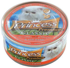 Mitrā kaķu barība Princess, zivs, 0.17 kg