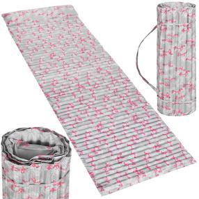 Kempinga paklājiņš Springos Beach mat PM0018, rozā krās./pelēka krās., 180 x 60 cm