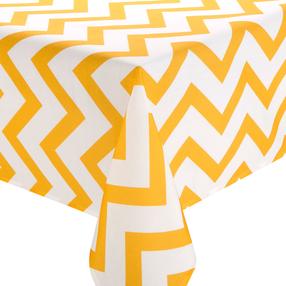 Staltiesė stačiakampė Ambition Yellow Stripes, balta sp./geltona sp., 160 x 280 cm