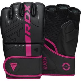 MMA kindad RDX Grappling F6 Matte GGR-F6MP-L, must v./roosa v., L