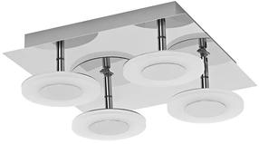 Išmanusis šviestuvas lubų Ledvance Wifi Smart+ Orbis Wave AC36445, LED, 3000 - 6500 °K, 4 x 26 W, sidabro sp. / sidabro sp.
