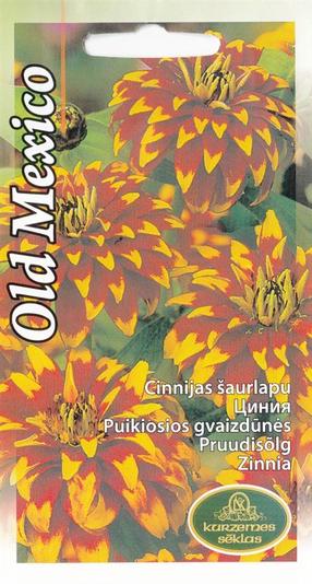Sēklas cīnijas Zinnia Old Mexico, 4 g