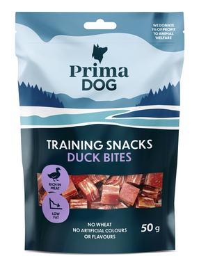 Gardums suņiem Prima Dog Training Snacks Duck Bites, pīles gaļa, 0.05 kg