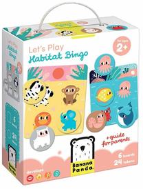 Edukacinė dėlionė Bananapanda Lets Play Habitat Bingo, įvairių spalvų