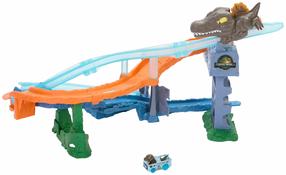 Automobilių trasa Mattel Hot Wheels Racerverse Jurassic World Crash & Splash JFP32, įvairių spalvų