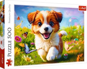 Пазл Trefl Puppy 37524, 34 см x 48 см, 500 шт., многоцветный