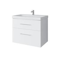Vonios spintelė su praustuvu Riva Essence SA63-2, balta sp., 35 cm x 61.2 cm x 50 cm