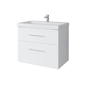 Vonios spintelė su praustuvu Riva Essence SA63-2, balta sp., 35 cm x 61.2 cm x 50 cm
