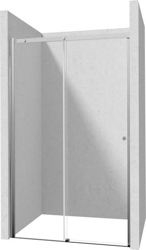 Двери для душа Deante Kerria Plus, 130 см x 200 см, хромовый цв./закаленный