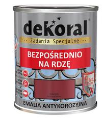 Emaliniai dažai, metalo konkstrukcijoms, apsaugant nuo korozijos Dekoral Special, blizgus, 0.65 l, tamsiai pilka sp.