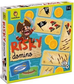 Domino spēle Ludattica Risky Pirates, daudzkrāsains