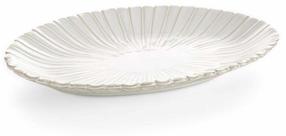 Servēšanas šķīvis Avril, 36 cm x 4 cm, 23 cm, Balta krās.