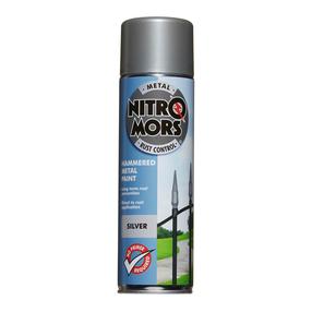 Dažai, metalo konkstrukcijoms, apsaugant nuo korozijos Nitromors Rust Control, nėra (neapdorotas paviršius), 0.5 l, balta sp.