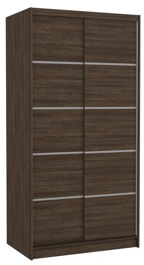 Skapis ADRK Riva 100, brūna krās., 58 cm x 100 cm x 200 cm