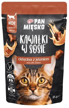 Kassi märgtoit Pan Miesko, vasikaliha, 0.085 kg