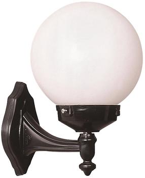 Sieninis lauko šviestuvas Opviq BAP-68160-BSY-M1-OP, 60W, E27, IP65, juoda sp., 25 cm x 30 cm