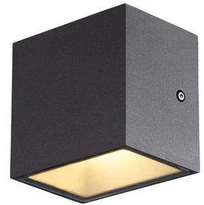 Уличный настенный светильник SLV Sitra S, 6.2Вт, LED, IP65, aнтрацит цв., 11.8 см x 11 см