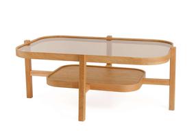 Kafijas galdiņš Kalune Design Godiva, oak, 70 cm x 110 cm x 48 cm