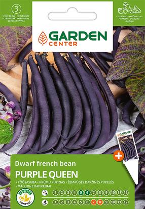 Sėklos Garden Center, pupelės PURPLE QUEEN, 8 g
