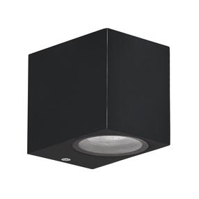 Sieninis lauko šviestuvas Candellux Lighting Nerium, 35W, GU10, IP44, juoda sp., 9 cm x 8 cm
