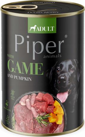 Šlapias šunų maistas Piper Adult 306535, žvėriena/moliūgas, 0.4 kg