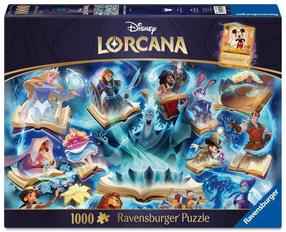Dėlionė Ravensburger Lorcana Sapphire, 50 cm x 70 cm, 1000 vnt., įvairių spalvų