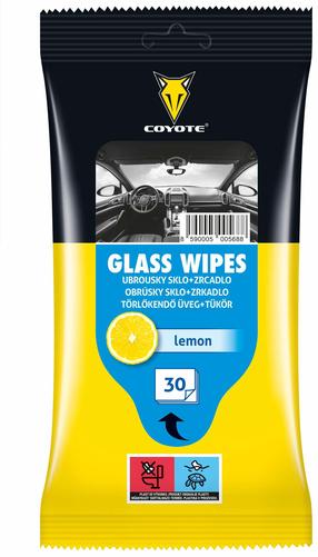 Servetėlės automobilių stiklams Coyote Glass Lemon