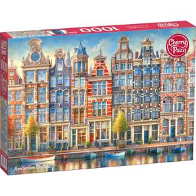 Dėlionė CherryPazzi Amsterdam Rhythm, 50 cm x 70 cm, 1000 vnt., įvairių spalvų