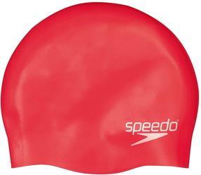 Peldcepure Speedo Plain Moulded Jr Junior Plain, sarkana krās.