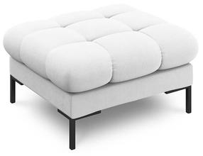 Pufas Micadoni Home Mamaia 1 Seat, šviesiai pilka sp., 60 cm x 60 cm x 41 cm