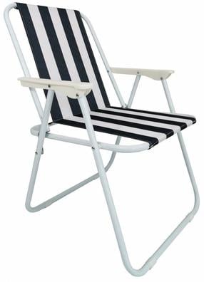 Sulankstoma kėdė Atenea Pro, balta/juoda, 52 cm x 44 cm x 88 cm