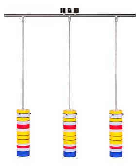 Valgusti rippuv Candellux Lighting Fresco, G9, 3 x 40 W, mitmevärviline / hall v.