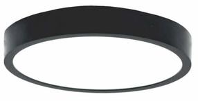 Šviestuvas lubų Tope Modena, LED, 4000 °K, 1 x 30 W, balta sp./juoda sp. / juoda sp., 23 x 23 cm