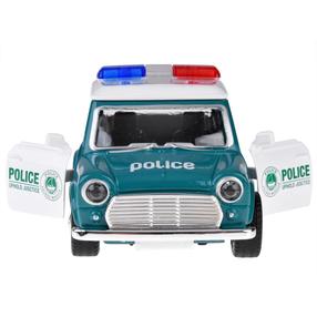 Rotaļu policijas mašīna MY66 ZA4776, 1:38, zila krās.