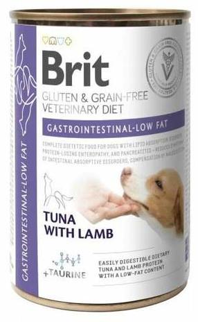 Šlapias šunų maistas Brit Veterinary Diet Gastrointestinal Low Fat, tunas, 0.4 kg