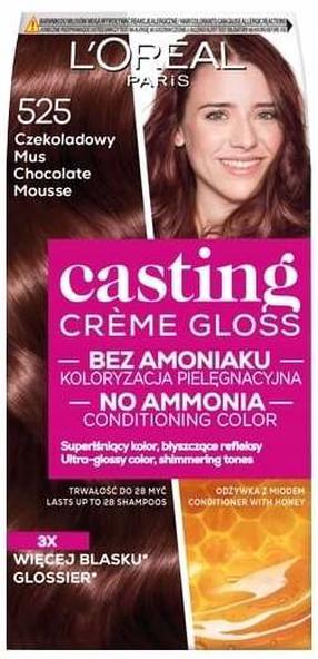 Plaukų dažai L’Oréal Paris Casting Creme Gloss, chocolate mousse sp., 525, 180 ml
