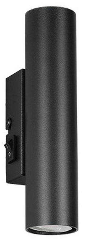Šviestuvas sieninis Reality Taryn R26852732, GU10, 2 x 5 W, juoda sp. / juoda sp.