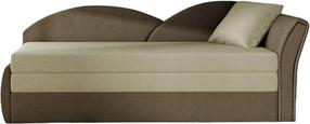 Sofa-lova Aga Alova 07, Alova 67, ruda sp./smėlio sp., dešininė, 218 x 80 cm x 77 cm