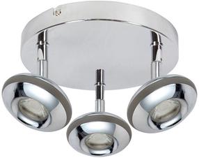 Valgusti lagi Candellux Skipper 98-67685, LED, 3000 °K, 3 x 6 W, alumiinium v./hõbe v. / kroom v.